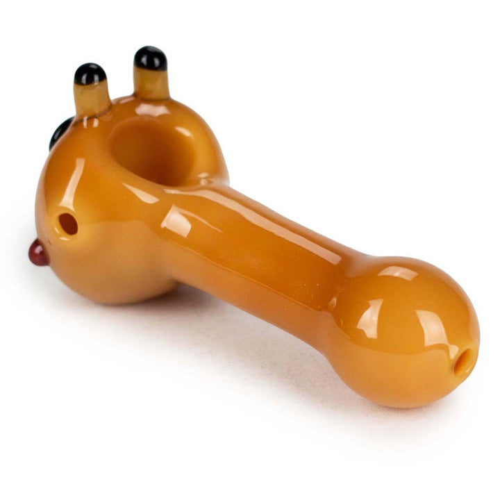 4" Cat Design Mini Glass Pipe