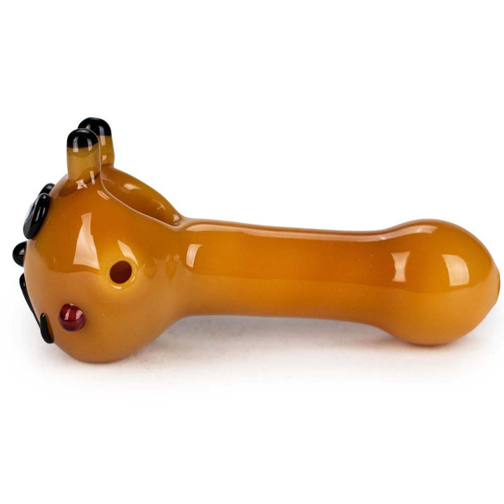 4" Cat Design Mini Glass Pipe