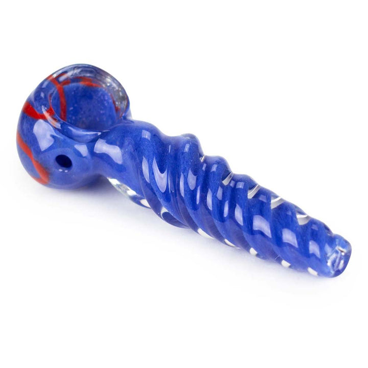 4" Twist Glass Hand Pipe - pilotdiary