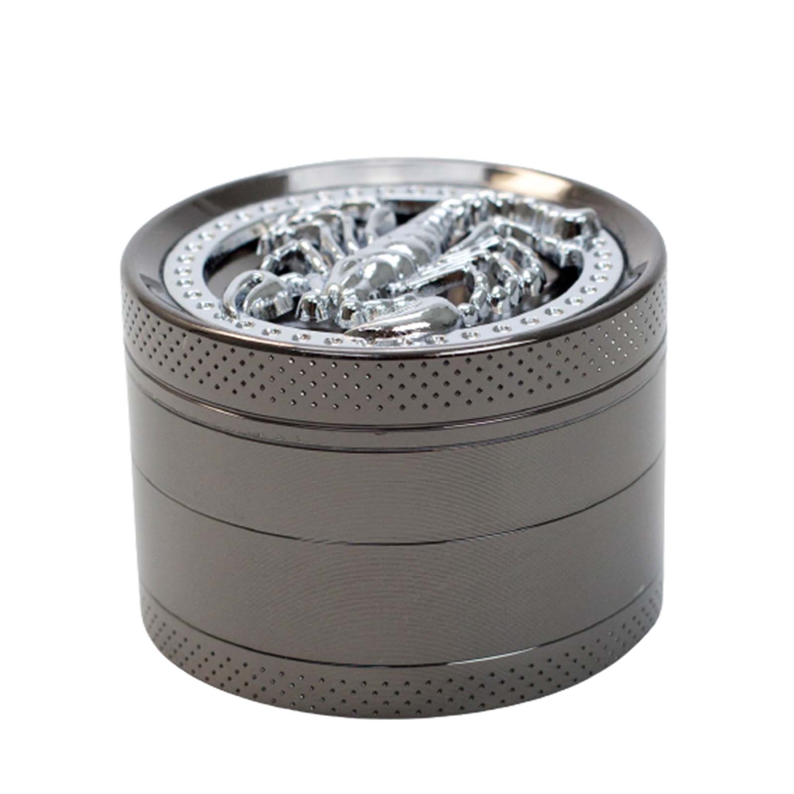 4-Part Color Grinder with Decorative Lid