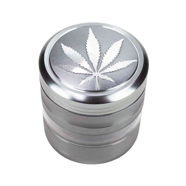 4 Piece Aluminum Blue Weed Grinder - PILOTDIARY