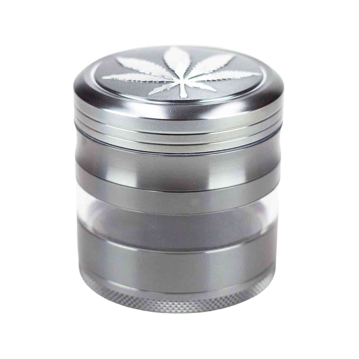 4 Piece Aluminum Blue Weed Grinder - PILOTDIARY