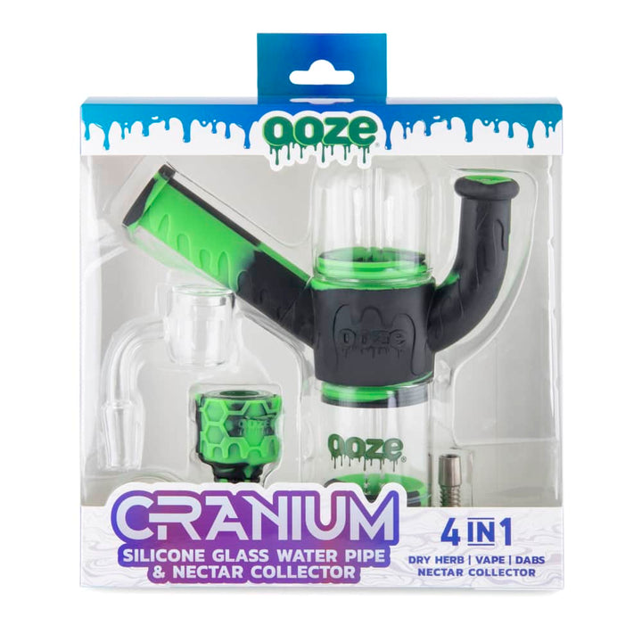Packaged Chameleon Tie-Dye 4-in-1 Silicone Water Pipe