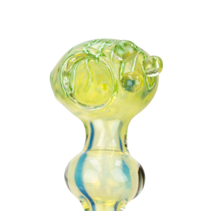 5-Inch Gold-Fumed Glass Hand Pipe