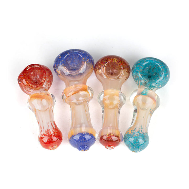 5” Gold Fumed Unique Pipe Pack of 2