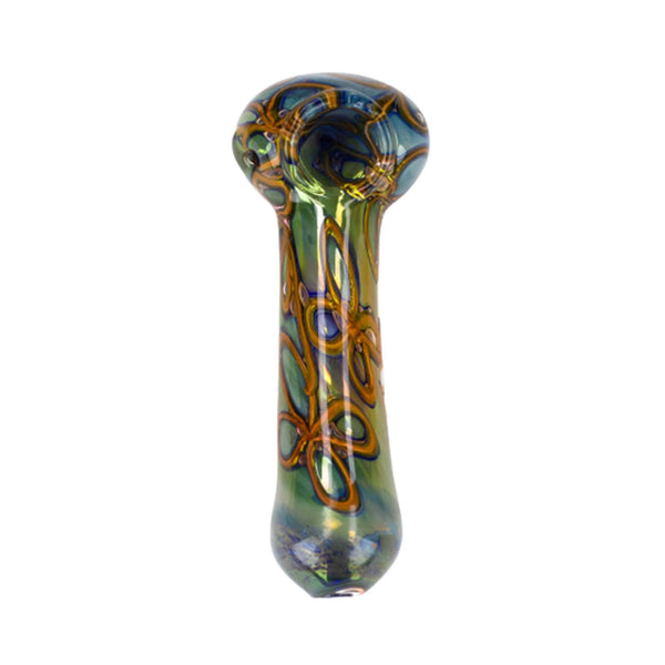 5-Inch Gold-Fumed Hand Pipe