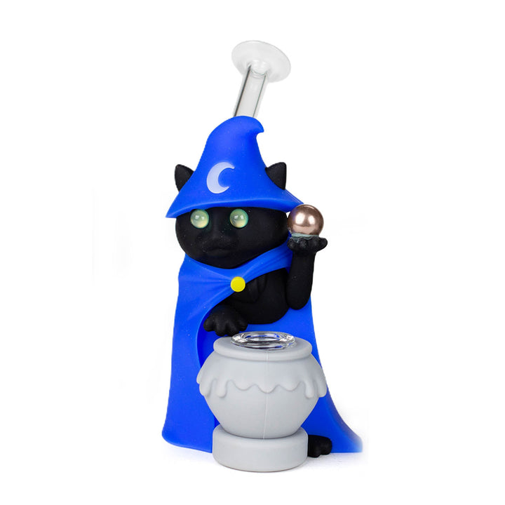 6.5“ Resin Wizard Cat Bong