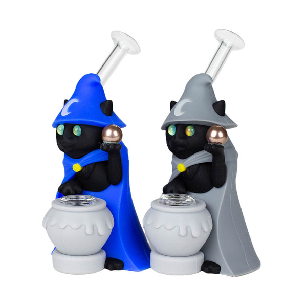 6.5“ Resin Wizard Cat Bong