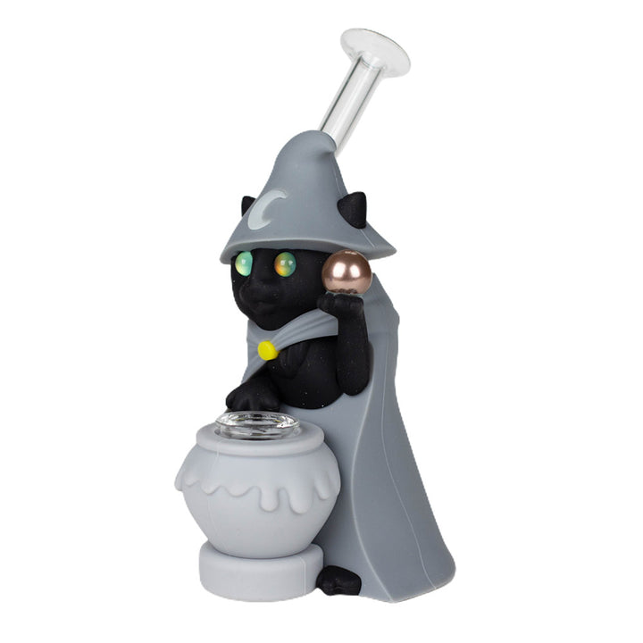 6.5“ Resin Wizard Cat Bong