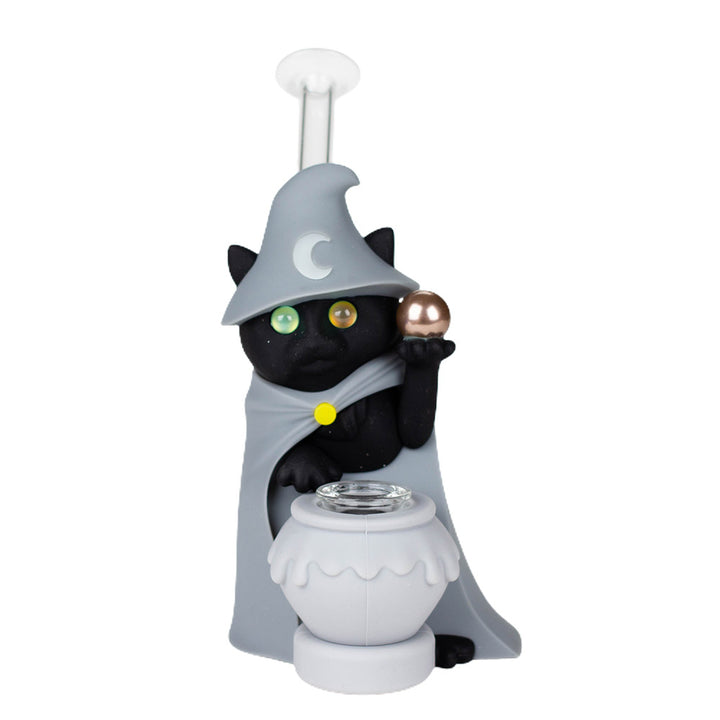 6.5“ Resin Wizard Cat Bong