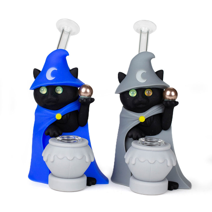 6.5“ Resin Wizard Cat Bong