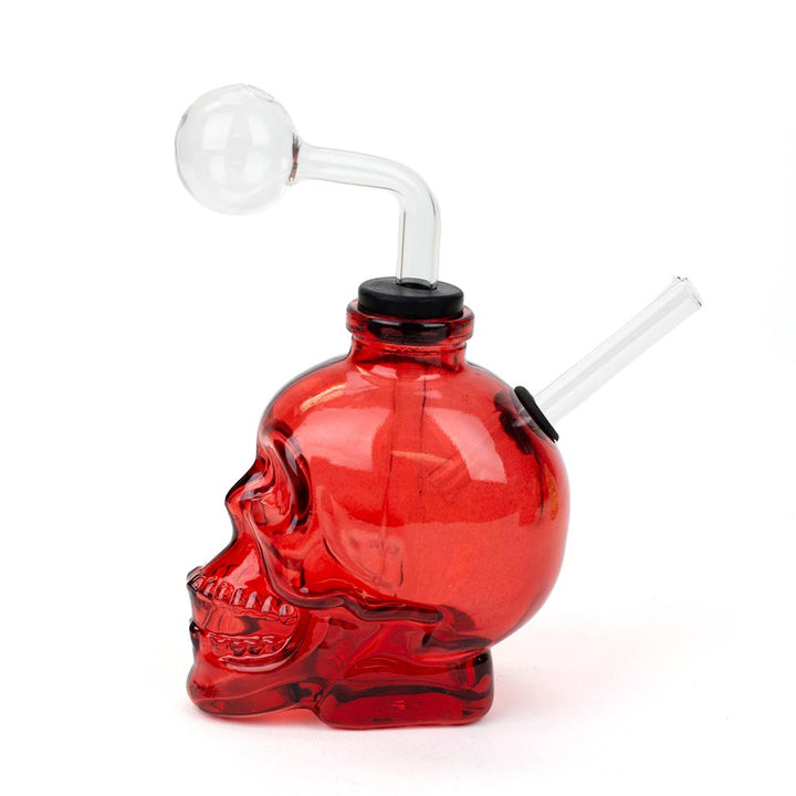 6 Inches Soft Glass Skull Bong - PILOTDIARY