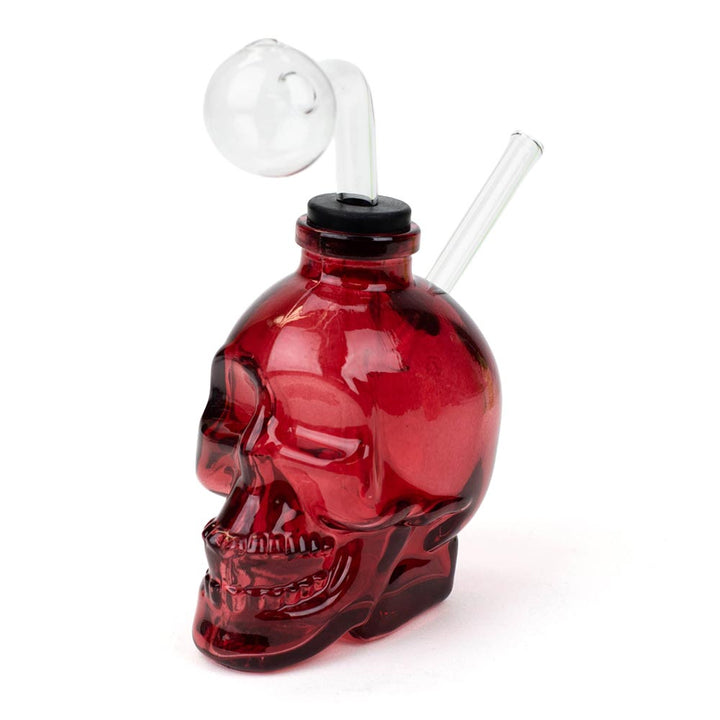 6 Inches Soft Glass Skull Bong - PILOTDIARY