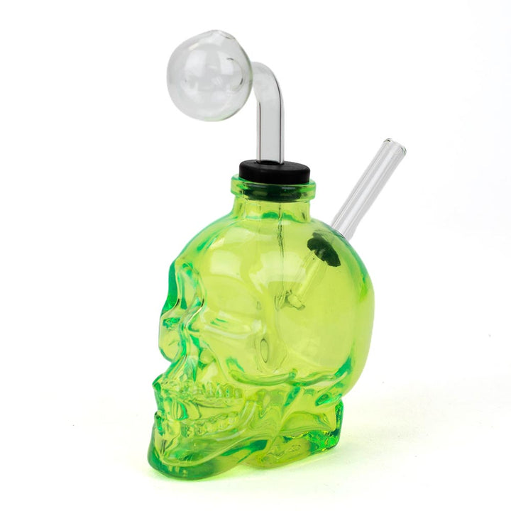 6 Inches Soft Glass Skull Bong - PILOTDIARY