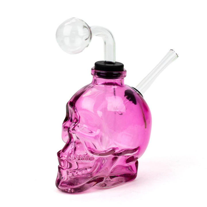 6 Inches Soft Glass Skull Bong - PILOTDIARY