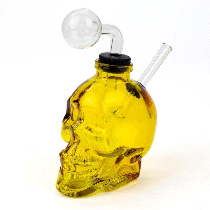 6 Inches Soft Glass Skull Bong - PILOTDIARY