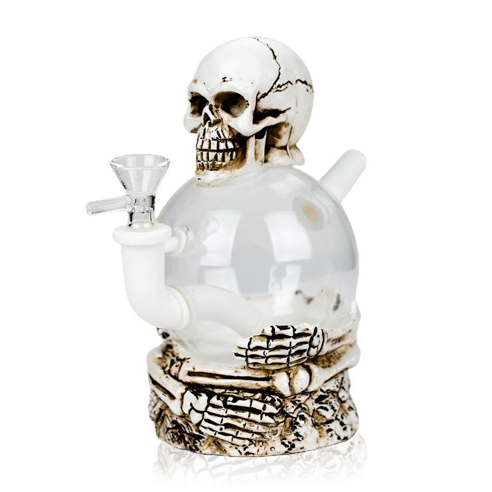 7.5" Skull Crystal Ball Bong - PILOTDIARY