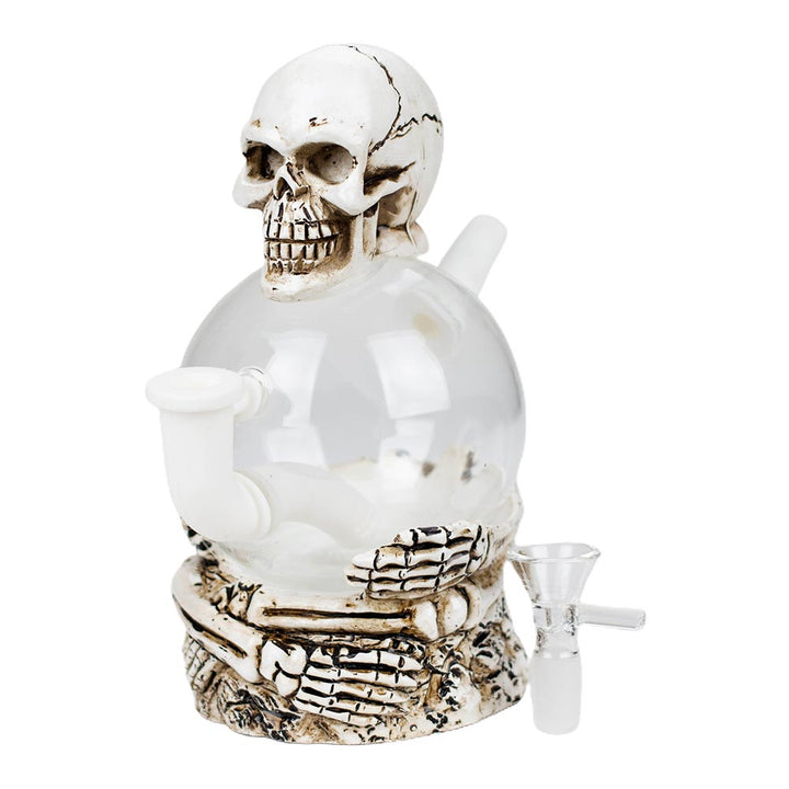 7.5" Skull Crystal Ball Bong - PILOTDIARY