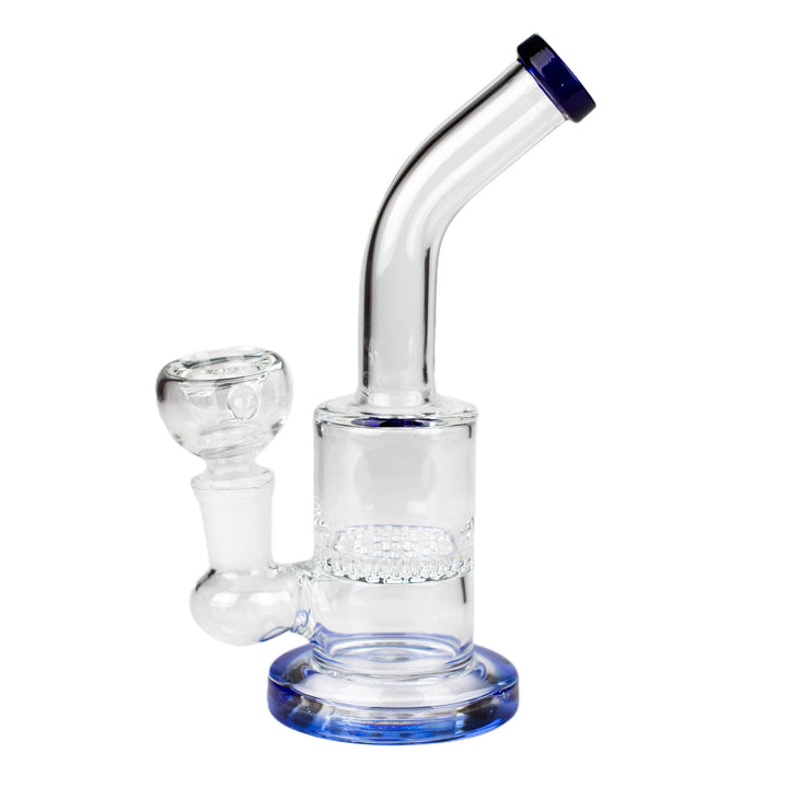 7" Bent Neck Bong with Honeycomb diffuser - pilotdiary