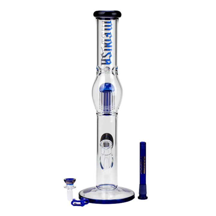 7mm Glass Bubble Tree Perc Glass Bong 17" - pilotdiary