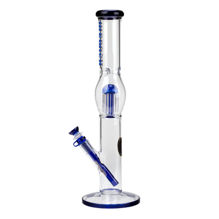 7mm Glass Bubble Tree Perc Glass Bong 17" - pilotdiary