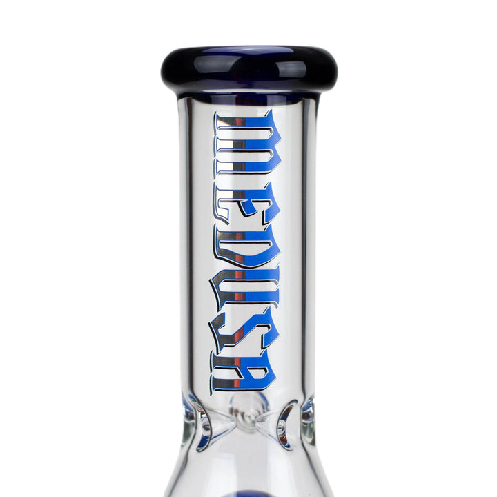 7mm Glass Bubble Tree Perc Glass Bong 17" - pilotdiary