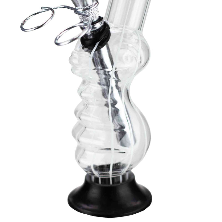 8 inch Stripe Acrylic Bong - pilotdiary