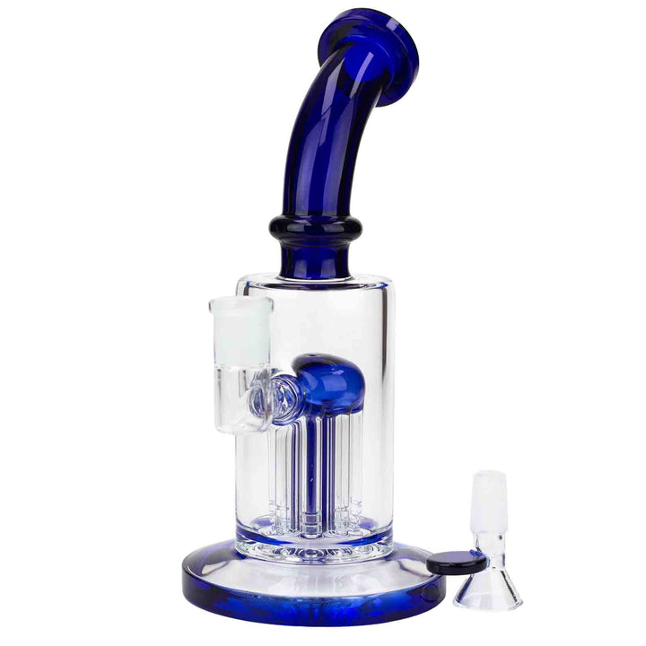 8.5" Bent Neck Perc Bong with Tree Perc - PILOTDIARY