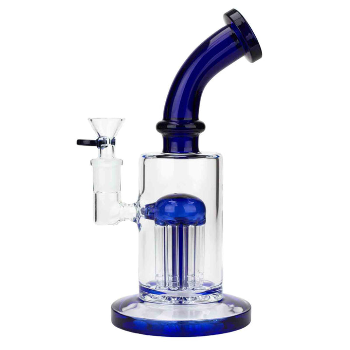 8.5" Bent Neck Perc Bong with Tree Perc - PILOTDIARY