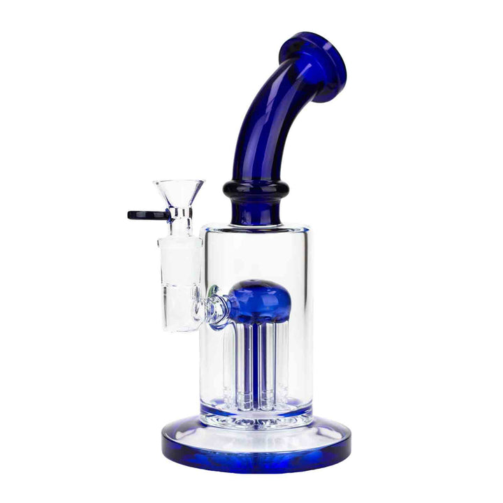 8.5" Bent Neck Perc Bong with Tree Perc - PILOTDIARY