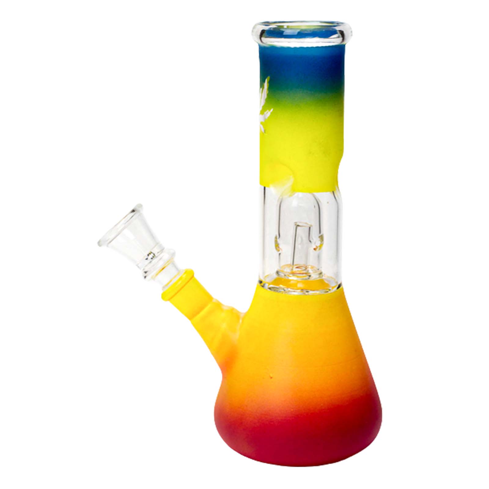 8" Dome Percolator Leaf Beaker Water Bong