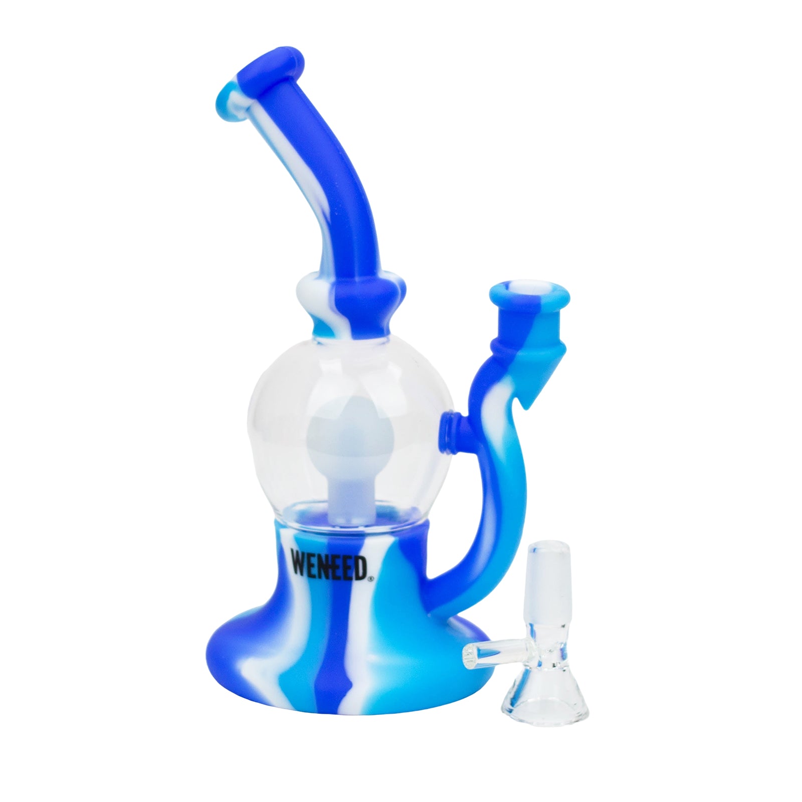 8" Glow-in-the-Dark Silicone Bulb Bong