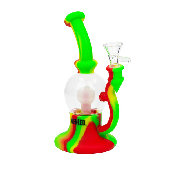 8" Glow-in-the-Dark Silicone Bulb Bong