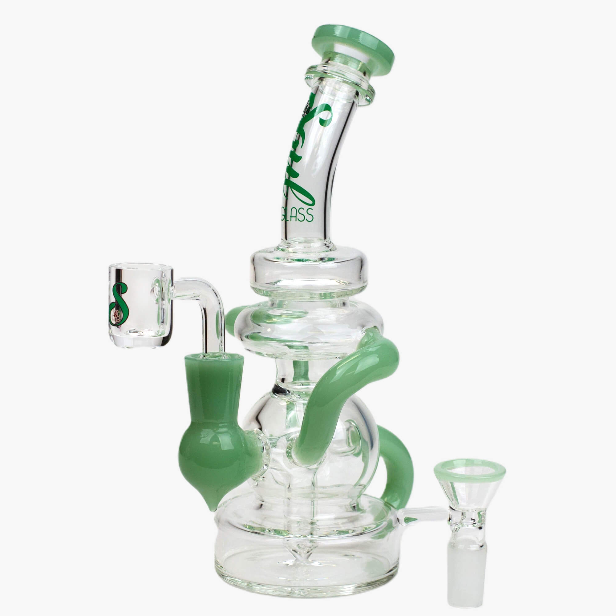 8" SOUL Glass 2-in-1 Recycler Bong 