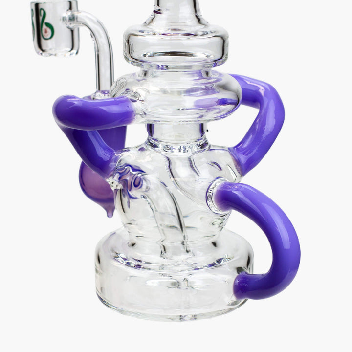 8" SOUL Glass 2-in-1 Recycler Bong