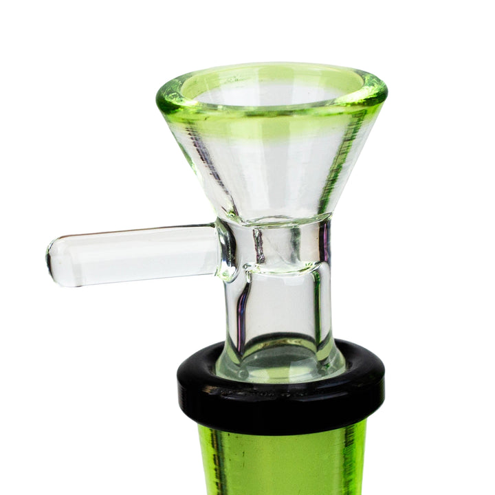 8" Tire Diffuser Beaker Recycler Bong with Bead Perc