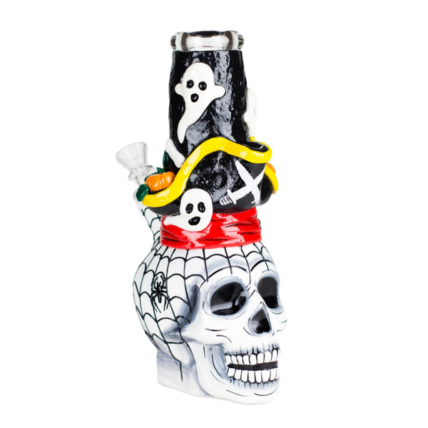 9" Pirate Skull Bong - pilotdiary