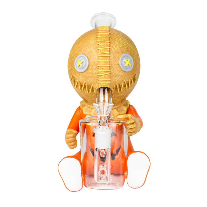 9.8" Vinyl Pumpkin Ghost Baby Bong