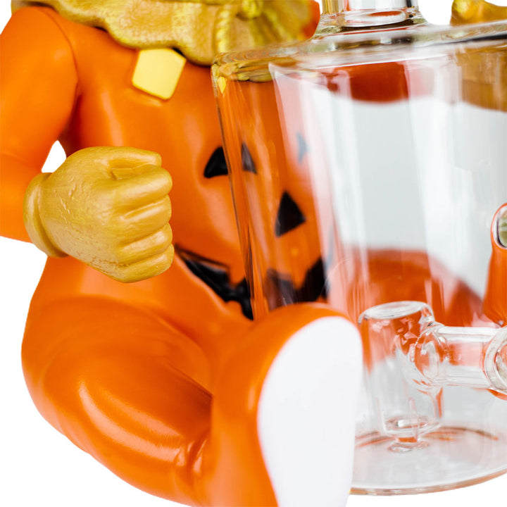 Vinyl Pumpkin Ghost Baby Bong 9.8" - PILOTDIARY