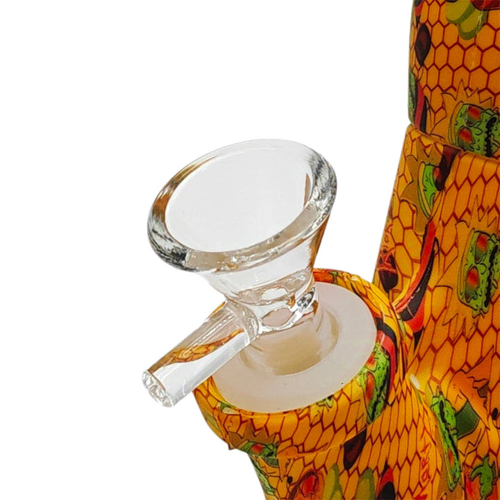 9" Silicone Straight Tube Bongs - pilotdiary