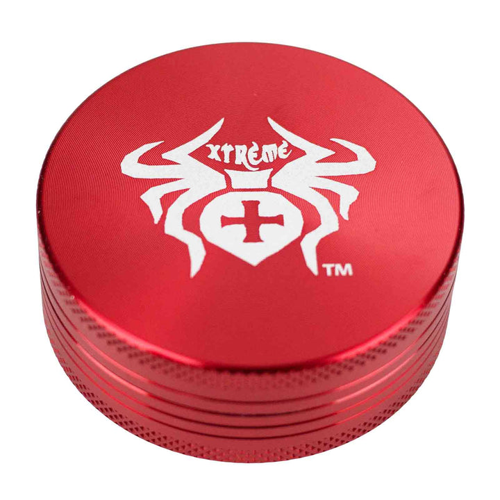 Bottom view of Mini Herb Grinder with smooth metallic finish