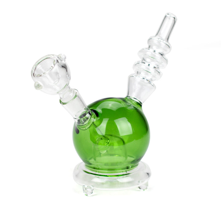 6" Apple Bong in Green - Pilotdiary
