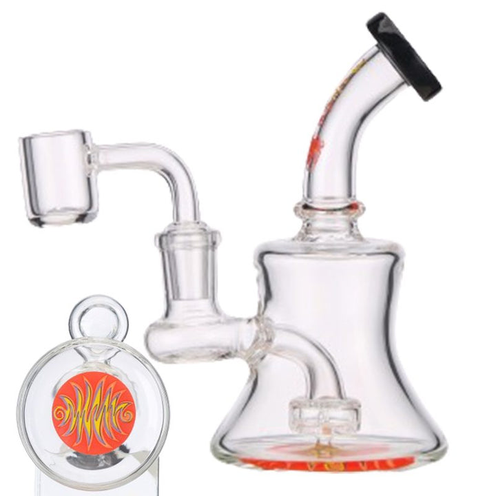 10" Oil Rig with Quartz Banger