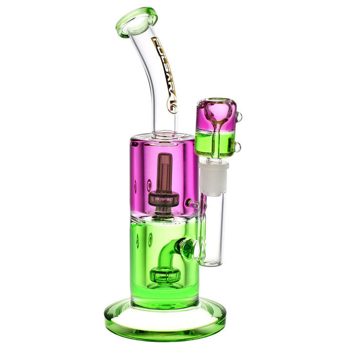 Bicolor Glycerin Chugger Bong with Perc