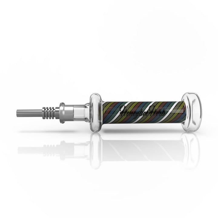 Candy Stripped Glass Nectar Collector for Dabs - PILOTDIARY
