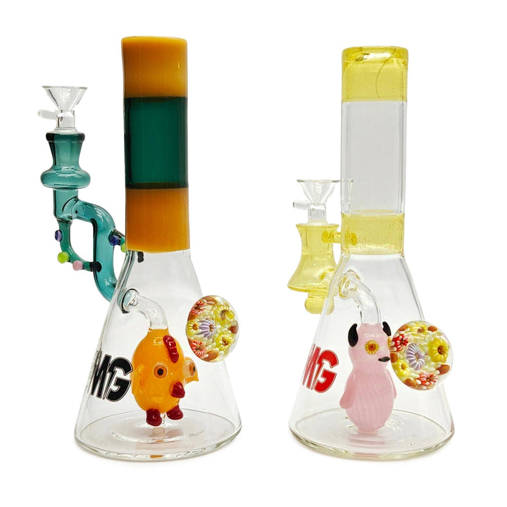 9" Cartoon Character Beaker Bong