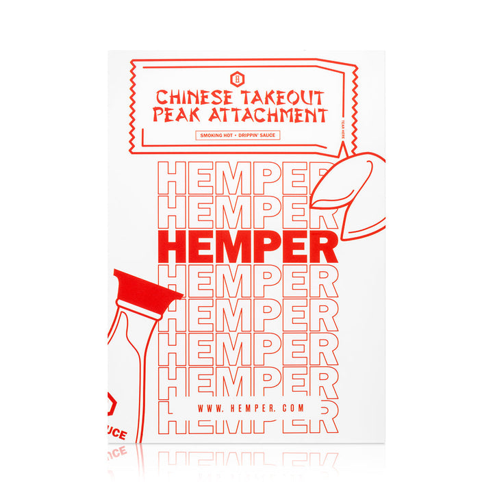Chinese Takeout Puffco Peak Glass Top Attachment Package - PILOTDIARY