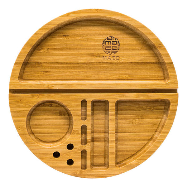 Circlet Bamboo Rolling Tray for Tobacco & Herbs - PILOTDIARY