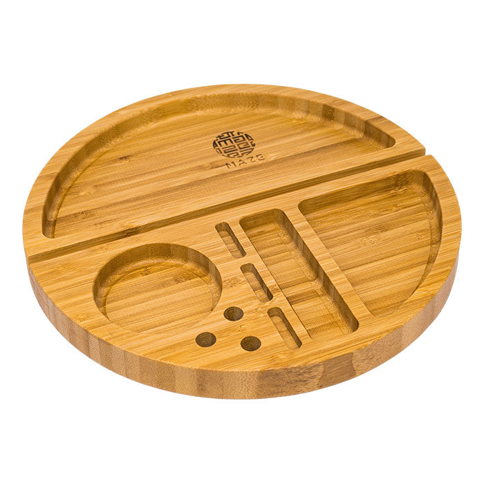 Circlet Bamboo Rolling Tray for Tobacco & Herbs - PILOTDIARY