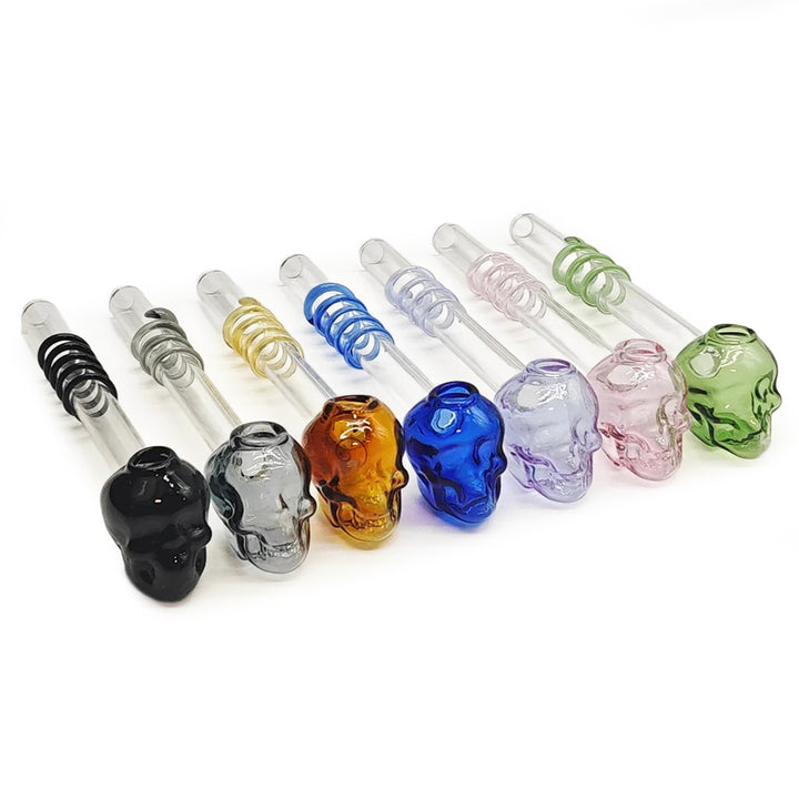 Color Skull Oil Burner Pipe - PILOTDIARY